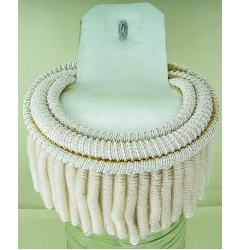 Epaulette White Fringe